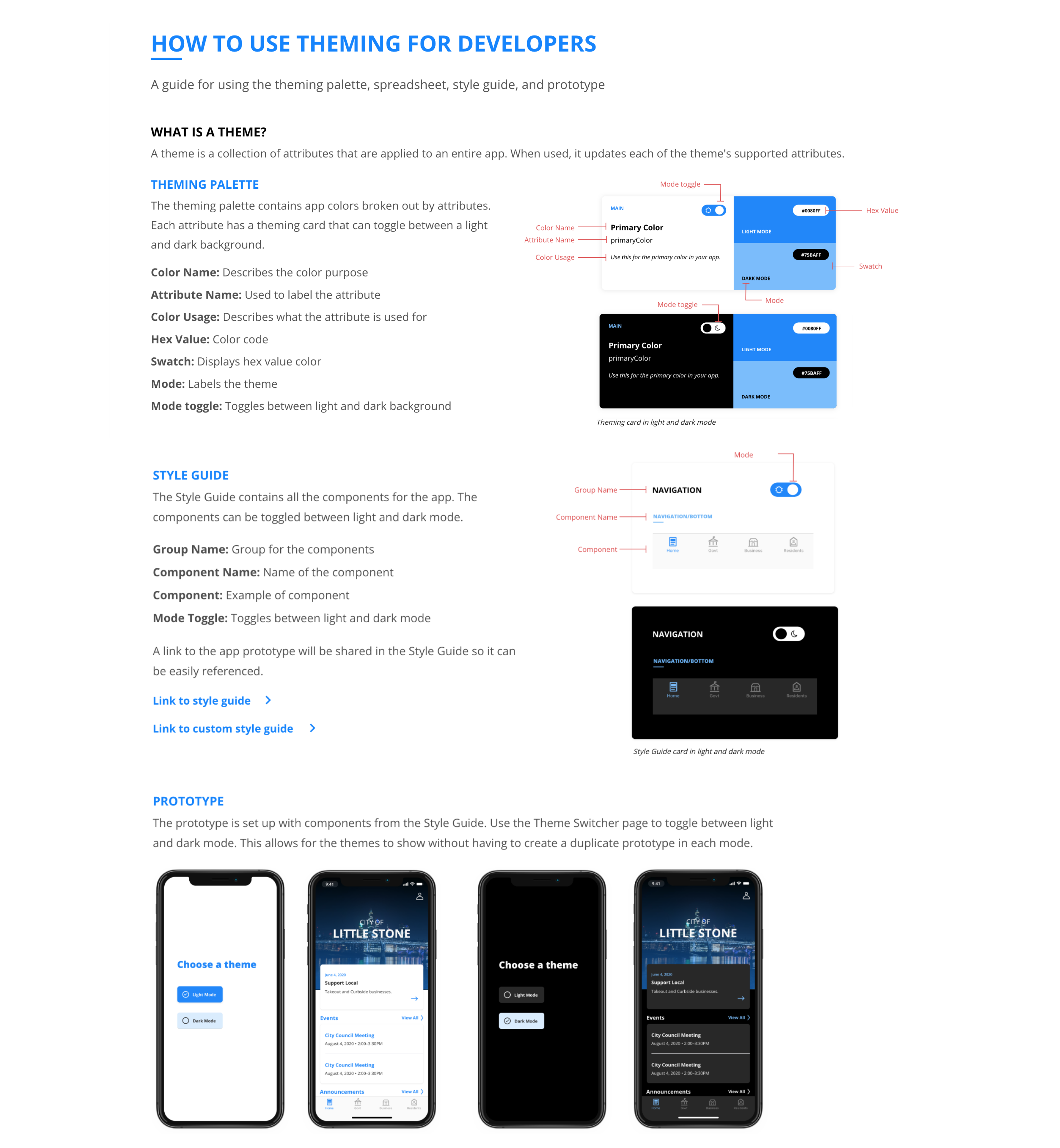 theming dev