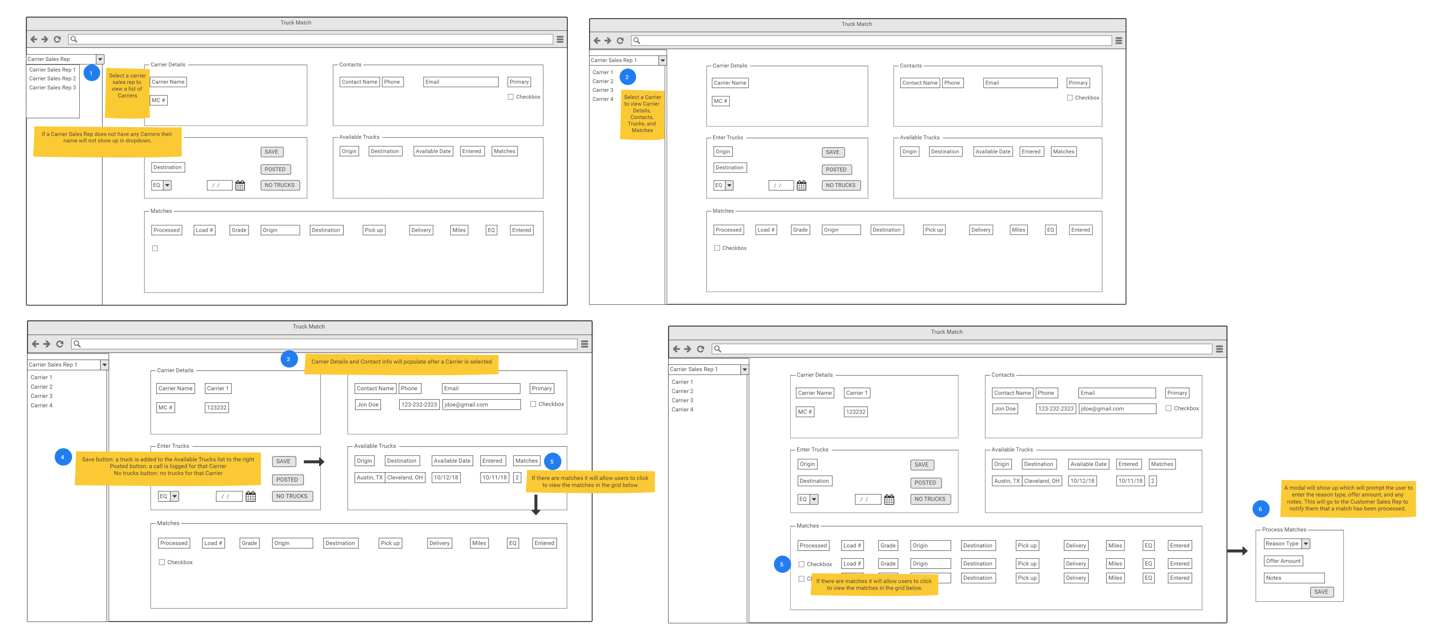 wireframes